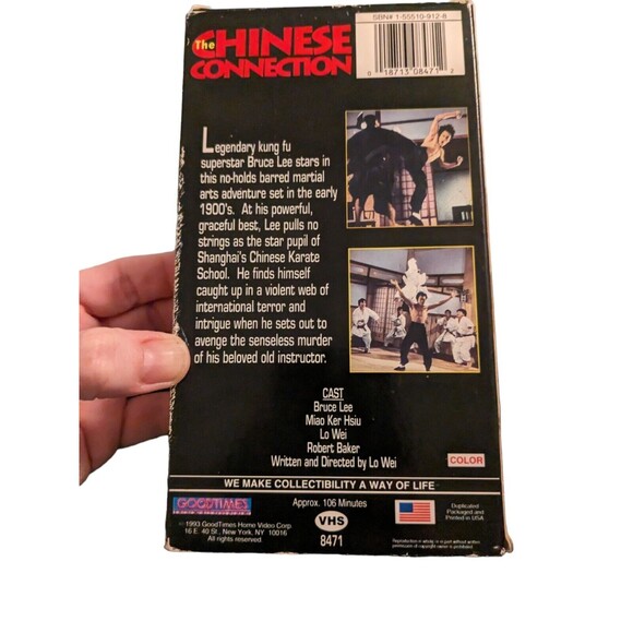 The Chinese Connection, & Fists of Fury (VHS, 1993), Both Starring Bruce Lee - Picture 8 of 10
